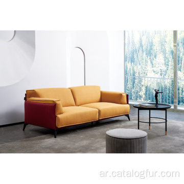 بيع المصنع مباشرة مجموعة أريكة جلدية حديثة ، مجموعة أريكة جلدية حديثة أثاث غرفة المعيشة ، أريكة فاخرة حديثة